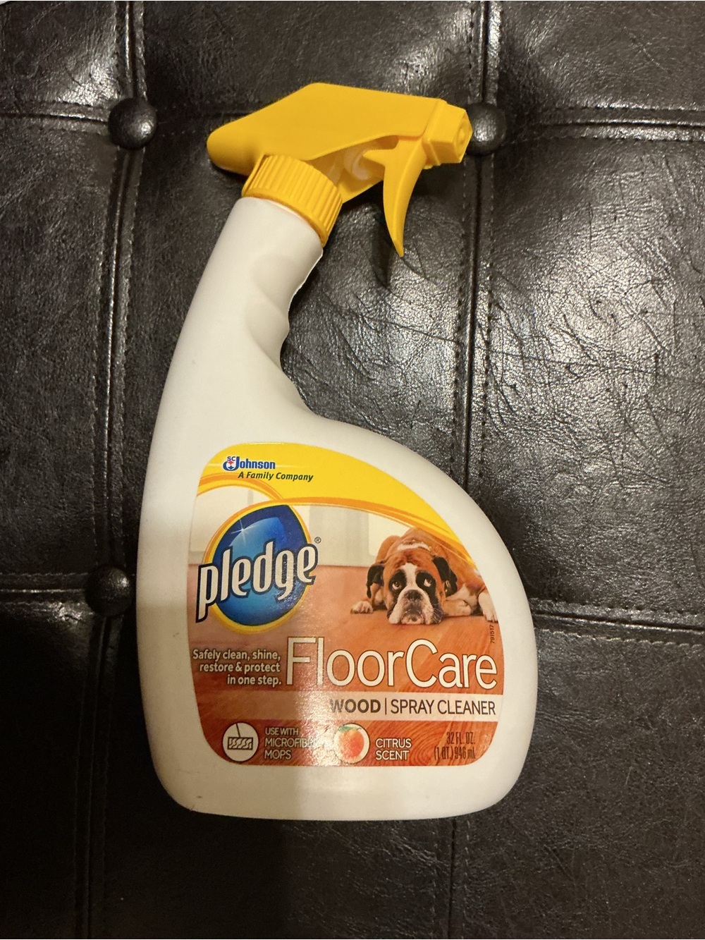 edge FloorCare Wood Spray Cleaner - Yellow/White